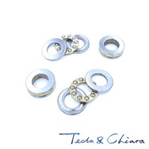 베어링 1개/1 개 F5-12M 5x12x4mm 축 볼 스러스트 베어링 3-부품 * 3-in-1 평면, 한개옵션0