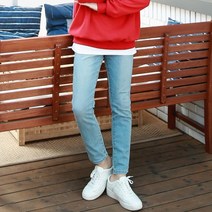 2타입 베이직 속밴딩 워싱 청바지