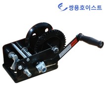 쌍용호이스트 핸드 수동 윈치 타이거 와이어 기중기 도르래 윈찌 원치 X-146, 1개