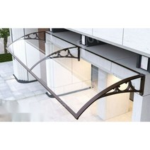 창문빗물막이 비가림막 처마 빗물막이 비가림 비가리개, 80X120CM