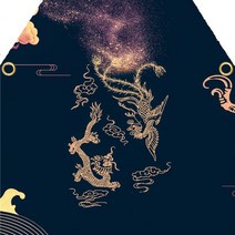 캠핑 앞치마 용무늬 프린팅 궁전 방수 작업복 조리 주방 야외 전문가 요리 미술 화가, 단일사이즈, 스타일 2