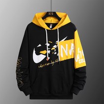 남자 후드 티셔츠 루즈 핏 풀오버 맨투맨