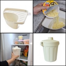 거름망 냉동실 원룸 자취 음식물 세트 짬통 음쓰통 아파트 씽크대 싱크대 밀폐, 상세페이지 참조, 상세페이지 참조