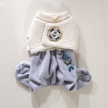 소다팡팡 강아지한복 고양이한복 설빔 배자세트, 강아지한복_스카이블루