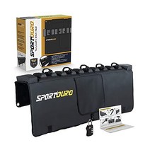 SPORTOURO 트럭용 테일게이트 바이크 패드 - 5-바이크 랙 PVC 상단 플란넬 하단 지퍼 포켓 안전 콤보 잠금식 커버 의 블랭킷