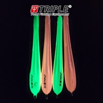 트리플 오모리그 봉돌 (2개입) 한치 낚시 야광봉돌, 25호(2개입)