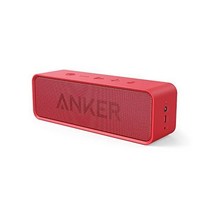 사운드코어 Anker 24시간 재생 블루투스 스피커 리치 베이스, Red
