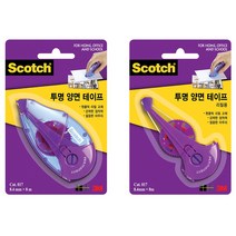스카치 투명 양면 테이프 017 8.4mm x 8m, 단품