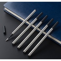 6개/몫 Jinhao Baoer 영웅 롤러 볼 펜 리필 볼펜 공장 도매, 01 6 pcs black 0.7mm
