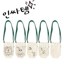 에코 텀블러 크로스백 그리기 만들기 꾸미기 5종(택1), 네버 선인장