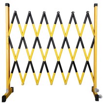 바리케이트 공장 출입문 스텐 레일 대문 자바라 펜스, 옐로우+블랙 1.2mx2.5m