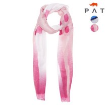 PAT 빅체크 린넨 스카프