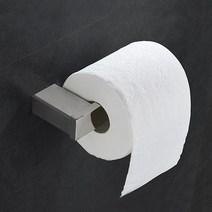 21세기트랜드 다용도 욕실리모델링 모음, 1개, 스틸 심플 휴지걸이 실버