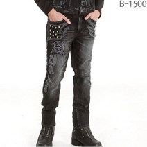 B-1500 663이글스트레이트진 바이크 라이더 할리 인디언 패션바지