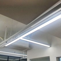 국산 LED 일자등 형광등 메탈 다용도등 60cm 90cm 120cm 레이스웨이 부엌등 카페조명, 메탈LED등-주광색(하얀불빛/하얀빛)