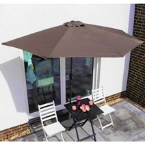 카페 루프탑 옥상 테라스 전원주택 펜션 정원 베란다 바닷가 어닝 하프 파라솔, 와인