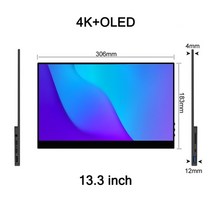 32인치 모니터 4k 15.6 인치 터치 스크린 휴대용 38402160 550 100000:1 화면 1 게임 디스플레이 노트북 전화 45, 13.3 당신은 4k입니다, 우리 플러그