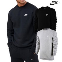 나이키 NSW 클럽 크루 플리스 기모 남녀공용 맨투맨 티셔츠