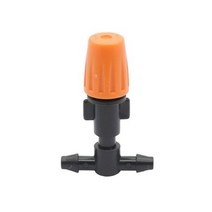 티 커넥 분무 노즐 온실 급수 스프링클러 냉각 14 인치 정원 호스 100 pcs, 검은색