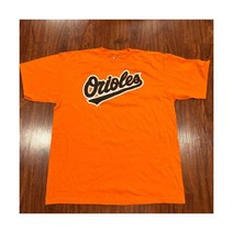 마제스틱 남성 볼티모어 오리올스 오렌지 저지 셔츠 엑스트라 라지 XL 볼드 MLB