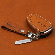 리츠S 더넥스트 스파크 가죽 키홀더 쉐보레 2버튼 C-01 스마트 키케이스, 리츠S C-01 카멜-스트랩 추가안함