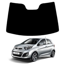 로톰 모닝 앞유리 열성형 썬팅필름, 열차단-45(연함), 올뉴모닝/더뉴모닝 (11~16), 기아