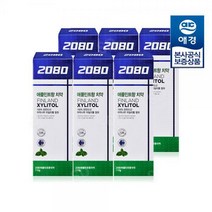 2080자일리톨 애플민트치약110g x6개, 1세트