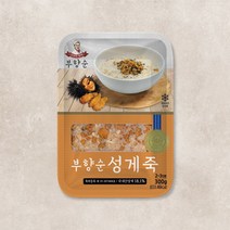제주 부향순 성게죽 300g X 4팩 밀키트 제주맛집 직송