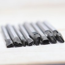 로스킨 타원펀치(12mm~5mm) 가죽공예, 5mm*3mm