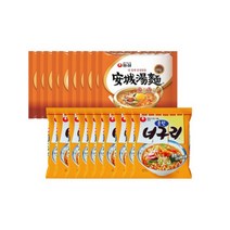 농심 안성탕면 10개 + 농심 너구리 순한맛 10개, 20개