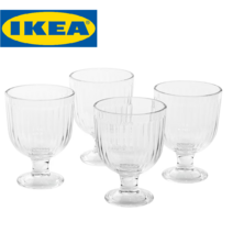이케아 고블렛 4P 다용도 유리잔 유리접시 디저트 IKEA (704.158.93)