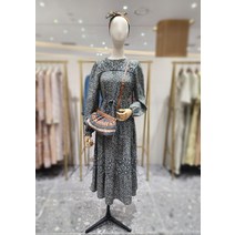 써스데이아일랜드 패턴 믹스 롱 원피스(T226AOP544W)(2118324)