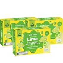 울워스 젤리 라임 85g Woolworths Jelly Lime, 3팩