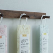 옷장 자동차 차량 장롱 드레스룸 서랍장 방향제 1P 옷방 냄새 제거 향기 디퓨저 옷걸이 제거제 옷장용, 화이트로즈