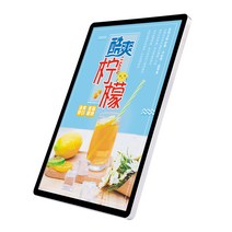 디지털메뉴판 전자 게시판 메뉴판 모니터 스탠드 배너, 블랙사이드 블랙페이스 분할형 30X40cm
