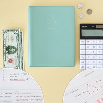 만년형 가계부 ver2(스프링형) / 2022가계부 가계부쓰는법 가계부양식 차계부 사계부 2022년가계부 신혼부부 가계부 가계부추천 내집마련가계부 수기가계부 예쁜가계부 가계부노트, 민트