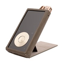 미테르 큐스타일 QP2R QPM 보호 PU가죽 케이스 for Questyle, 애쉬 브라운, QP2R-QPM-Brown