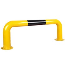 아파트 주차장 스토퍼 주차금지대 충돌방지 가드 레일, 광택 U 자형 100x30cm 두께 1.5mm