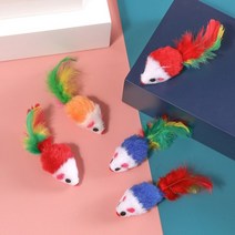 박동감 넘치는 봉제 고양이 장난감, 5 pcs 색상 랜덤, 02