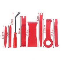 두께측정기 8pcs 자동 도어 클립 패널 트림 제거 도구 리무버 스크루 드라이버 키트 자동차 계기판 창 성형 패스너, 01 8pcs