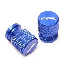 오토바이 CNC 알루미늄 휠 타이어 밸브 스템 캡 혼다 용 CBR 125R 600 F4i 650FR 1100XX 1000F cbr 954 1000 RR 900RR 250R, Blue