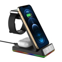 엑스트라 WCP-260 4in1 고속무선 충전 거치대, 애플워치전용블랙