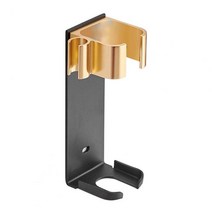 고대기 Hair Curling Iron Organizer Great Space Saving Curler Holder Aviation Aluminum Wall for Home, [01] Black