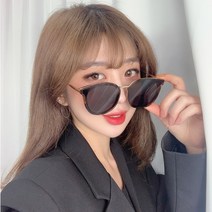 스타일자키 캣츠아이 세미 뿔테 자외선차단 선글라스
