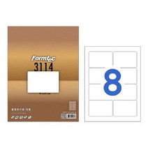 폼텍 LQ-3114 분류표기용 라벨지 8칸 20매
