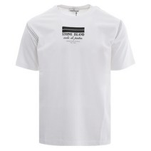 [스톤아일랜드] 21FW 751520894 V0001 로고 스티치 반팔티