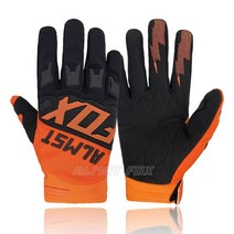 Almst Fox-다운힐 오프로드 바이크 더트포 성인용 장갑 BMX MX UTV 레이싱 오토바이 장갑 산악 자전거 글러브, 02 L, [06] Orange 블랙