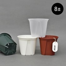 카네야 원형 슬릿 화분 8호 마이플랜트, 모스그린