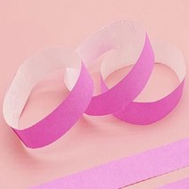 기타 종이 입장권 팔찌 손목띠 띠지 티켓 행사 공연 분홍