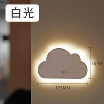 LED 무드등 캥거 우주인 충전식 조명 무드등 켜진다 375ea6, 【1발 1개 구매시 2개 증정】구름 인덕션【화이트 라이